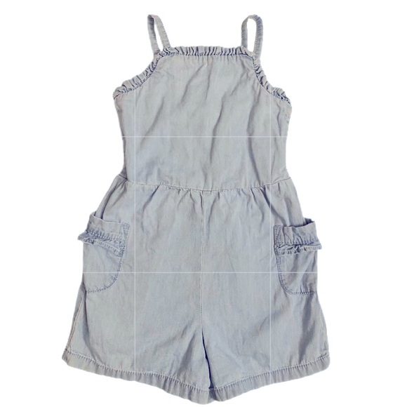 Cat & Jack Other - Light Blue Jumper Elastic Smocking Back Girls
Size 4